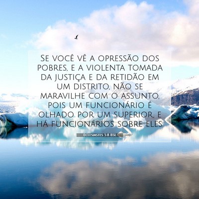 Eclesiastes 5:8 BSL Imagem do Versículo Bíblico