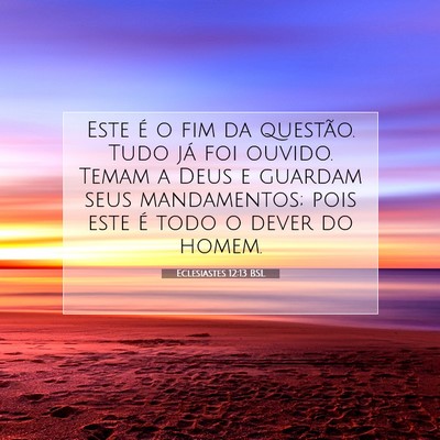 Eclesiastes 12:13 BSL Imagem do Versículo Bíblico