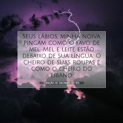 Canção de Salomão 4:11 Versículo Bíblico Explicado