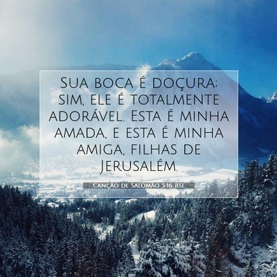 Canção de Salomão 5:16 BSL Imagem do Versículo Bíblico