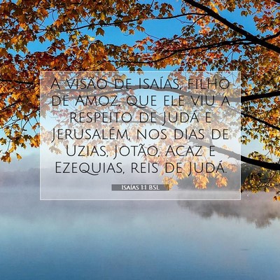 Isaías 1:1 BSL Imagem do Versículo Bíblico
