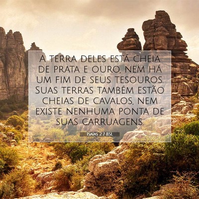 Isaías 2:7 Versículo Bíblico Explicado