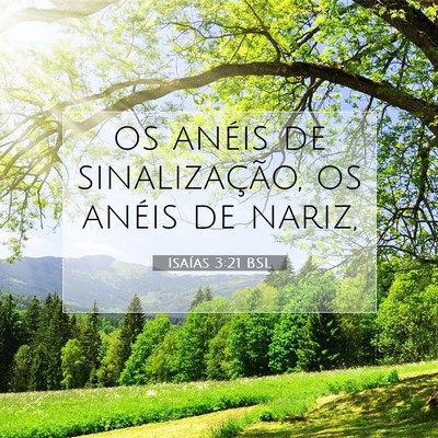 Isaías 3:21 BSL Imagem do Versículo Bíblico