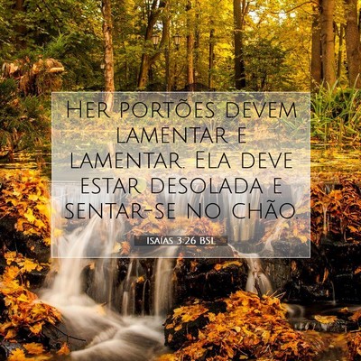 Isaías 3:26 BSL Imagem do Versículo Bíblico