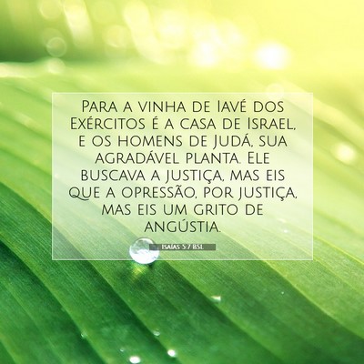 Isaías 5:7 BSL Imagem do Versículo Bíblico