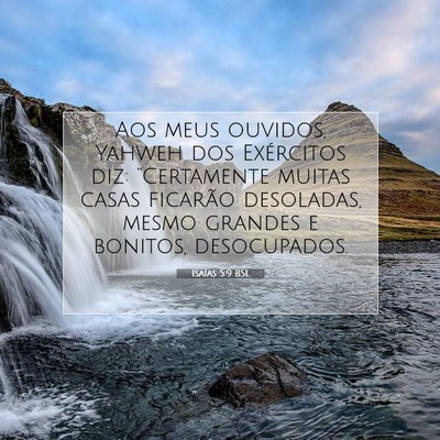 Isaías 5:9 Versículo Bíblico Explicado