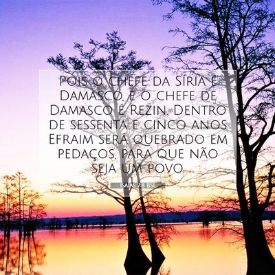 Isaías 7:8 Versículo Bíblico Explicado
