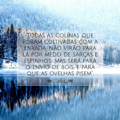 Isaías 7:25 Versículo Bíblico Explicado