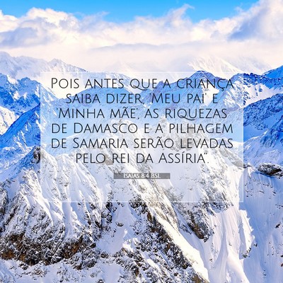 Isaías 8:4 Versículo Bíblico Explicado