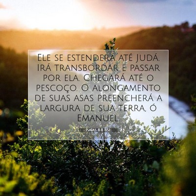 Isaías 8:8 BSL Imagem do Versículo Bíblico