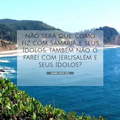Isaías 10:11 Versículo Bíblico Explicado