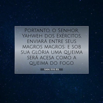 Isaías 10:16 Versículo Bíblico Explicado
