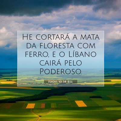 Isaías 10:34 Versículo Bíblico Explicado