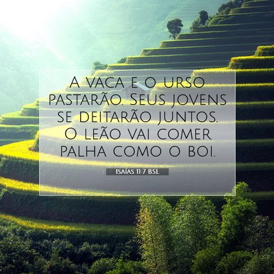 Isaías 11:7 Versículo Bíblico Explicado