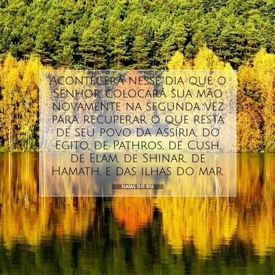 Isaías 11:11 BSL Imagem do Versículo Bíblico