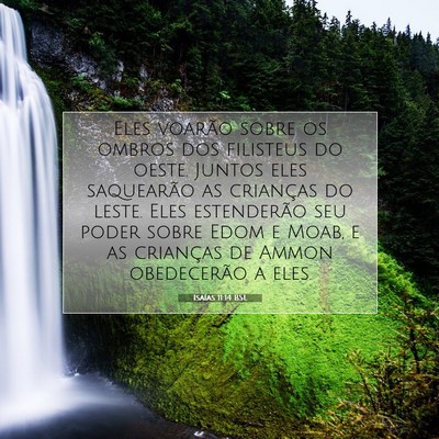 Isaías 11:14 Versículo Bíblico Explicado