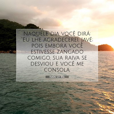 Isaías 12:1 BSL Imagem do Versículo Bíblico