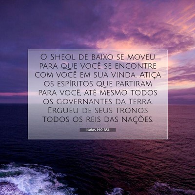 Isaías 14:9 Versículo Bíblico Explicado