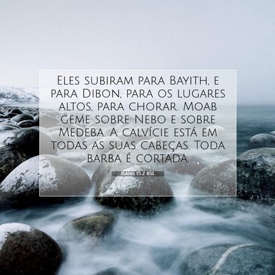 Isaías 15:2 BSL Imagem do Versículo Bíblico