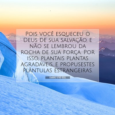 Isaías 17:10 BSL Imagem do Versículo Bíblico