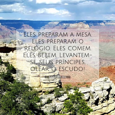 Isaías 21:5 Versículo Bíblico Explicado