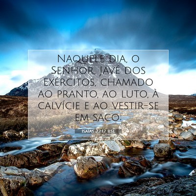 Isaías 22:12 BSL Imagem do Versículo Bíblico