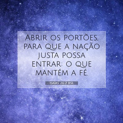 Isaías 26:2 Versículo Bíblico Explicado