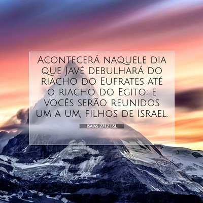Isaías 27:12 BSL Imagem do Versículo Bíblico