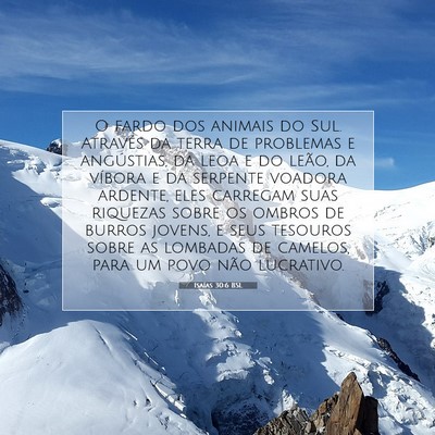 Isaías 30:6 BSL Imagem do Versículo Bíblico
