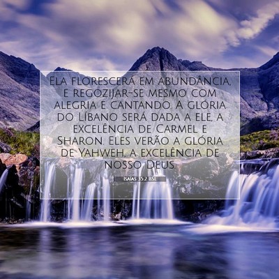 Isaías 35:2 BSL Imagem do Versículo Bíblico