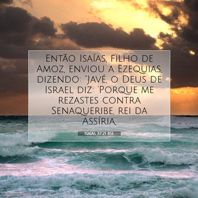 Isaías 37:21 BSL Imagem do Versículo Bíblico