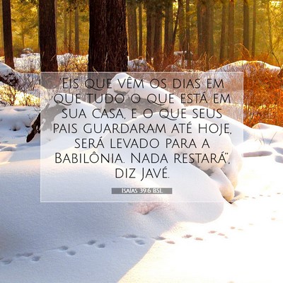 Isaías 39:6 BSL Imagem do Versículo Bíblico