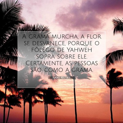 Isaías 40:7 BSL Imagem do Versículo Bíblico