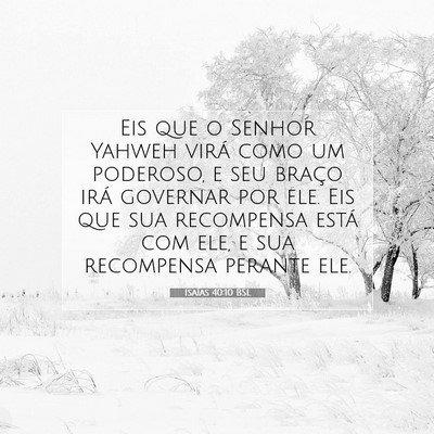 Isaías 40:10 BSL Imagem do Versículo Bíblico