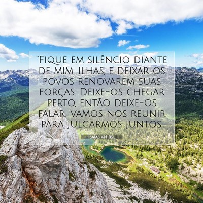 Isaías 41:1 Versículo Bíblico Explicado