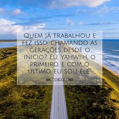 Isaías 41:4 BSL Imagem do Versículo Bíblico