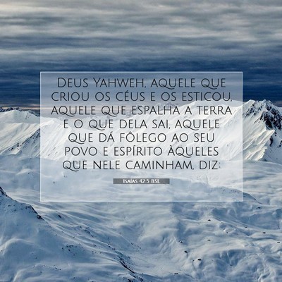 Isaías 42:5 BSL Imagem do Versículo Bíblico