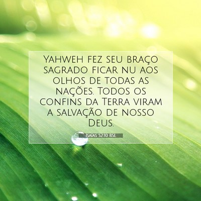 Isaías 52:10 BSL Imagem do Versículo Bíblico