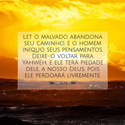 Isaías 55:7 BSL Imagem do Versículo Bíblico