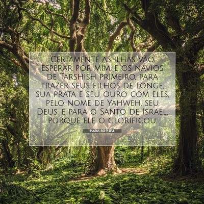 Isaías 60:9 BSL Imagem do Versículo Bíblico