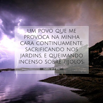 Isaías 65:3 BSL Imagem do Versículo Bíblico