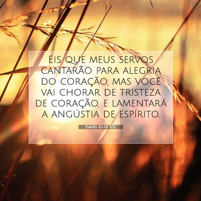 Isaías 65:14 BSL Imagem do Versículo Bíblico