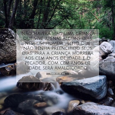 Isaías 65:20 BSL Imagem do Versículo Bíblico