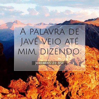 Jeremias 2:1 BSL Imagem do Versículo Bíblico