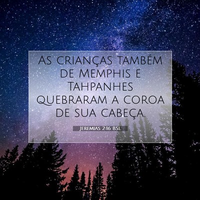 Jeremias 2:16 Versículo Bíblico Explicado