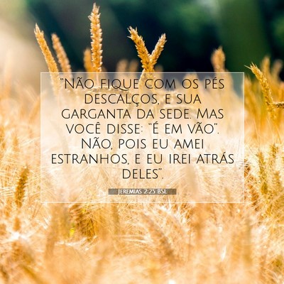 Jeremias 2:25 Versículo Bíblico Explicado