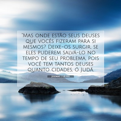 Jeremias 2:28 Versículo Bíblico Explicado