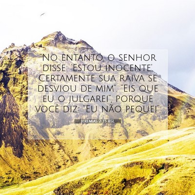 Jeremias 2:35 Versículo Bíblico Explicado