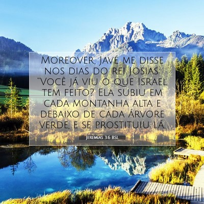 Jeremias 3:6 Versículo Bíblico Explicado