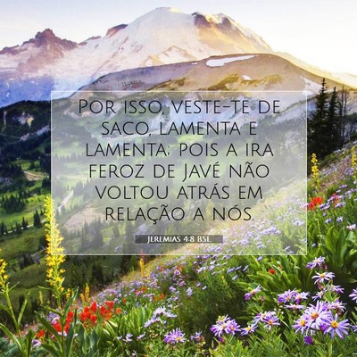 Jeremias 4:8 BSL Imagem do Versículo Bíblico